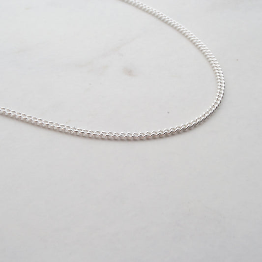 Sterling silver curb chain