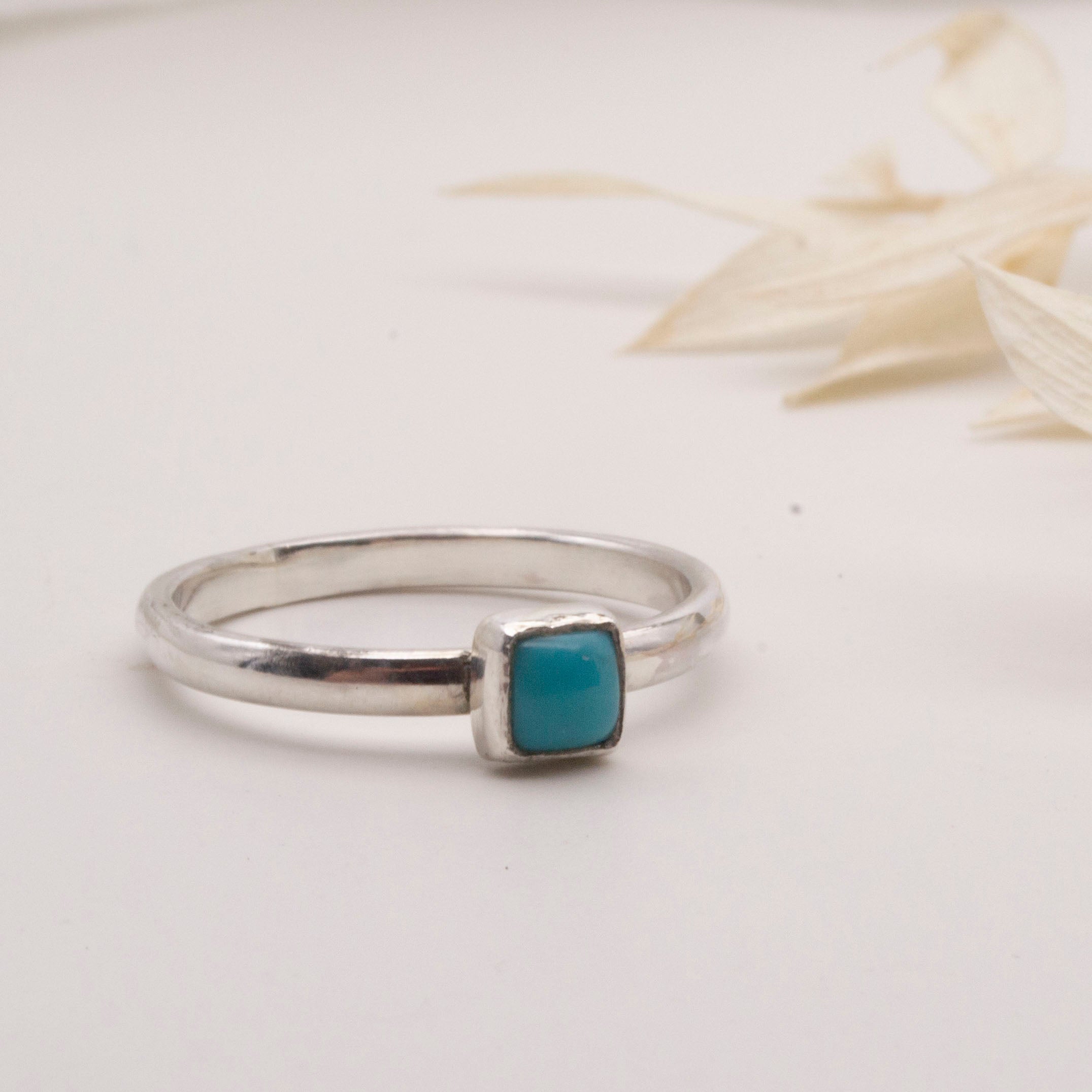 Turquoise hot sale square ring