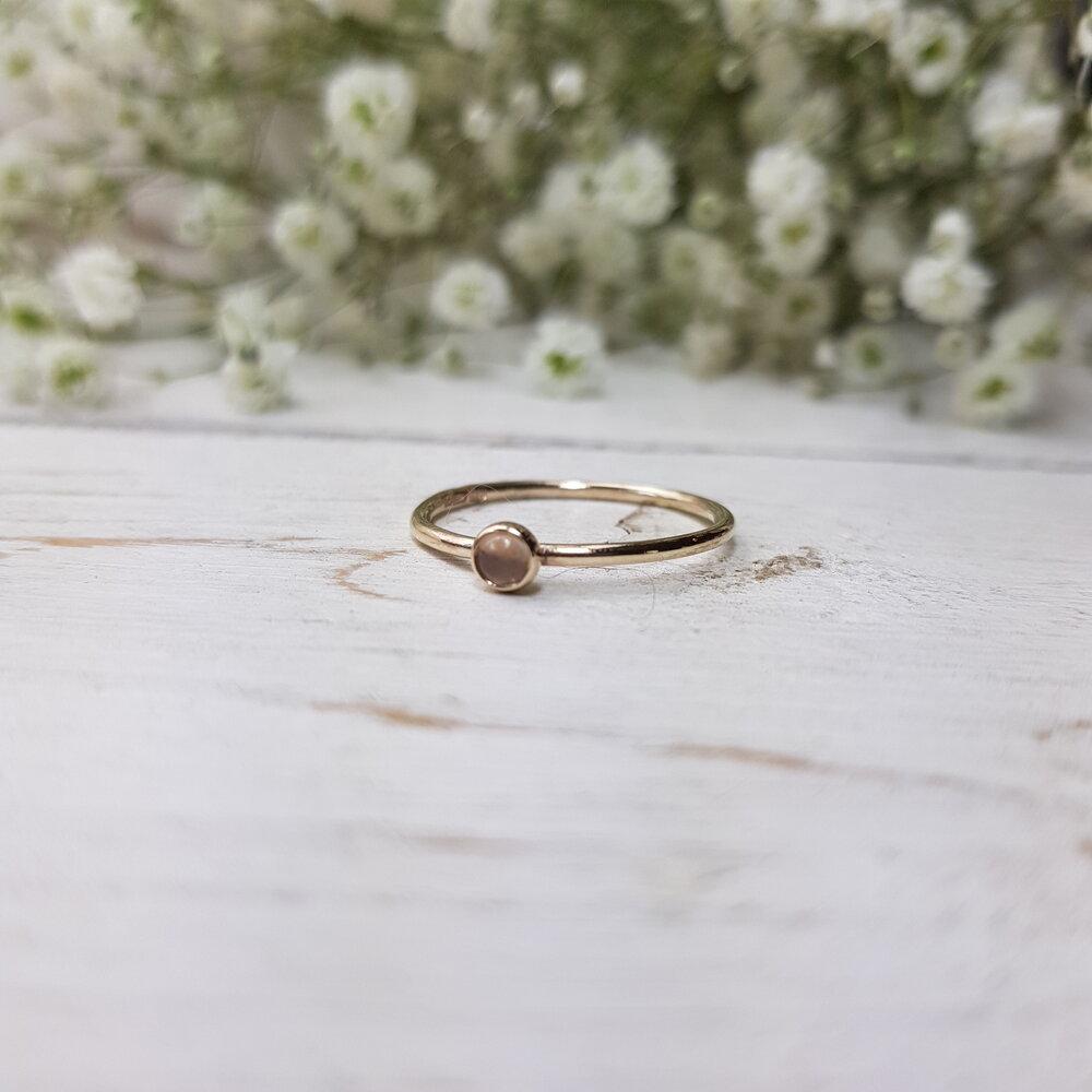 Stackable gold band on sale rings