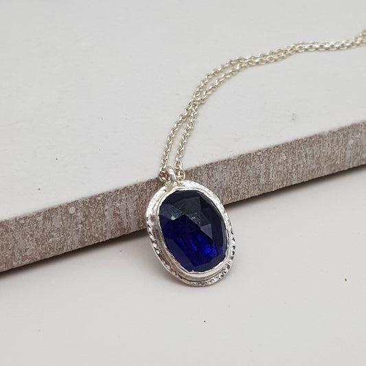 Becky Pearce Designs Framed Iolite pendant